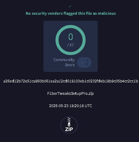 VirusTotal scan — 0/67 detections